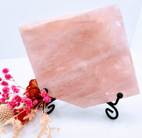Rose Quartz Slabs - Crystal Carvings