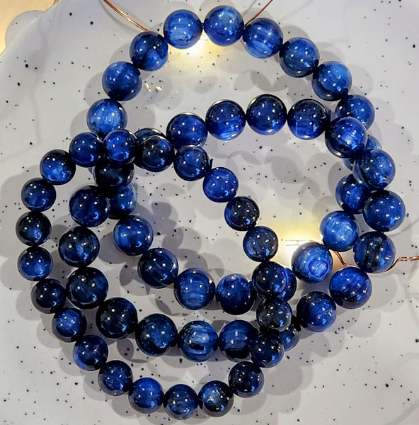 Blue Kyanite High-Quality Bracelets - Crystal Carvings