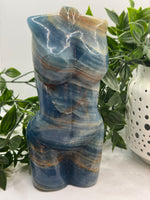 Blue Onyx Lady Body - Crystal Carvings