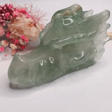 Green Fluorite - Dragons Head - Crystal Carvings