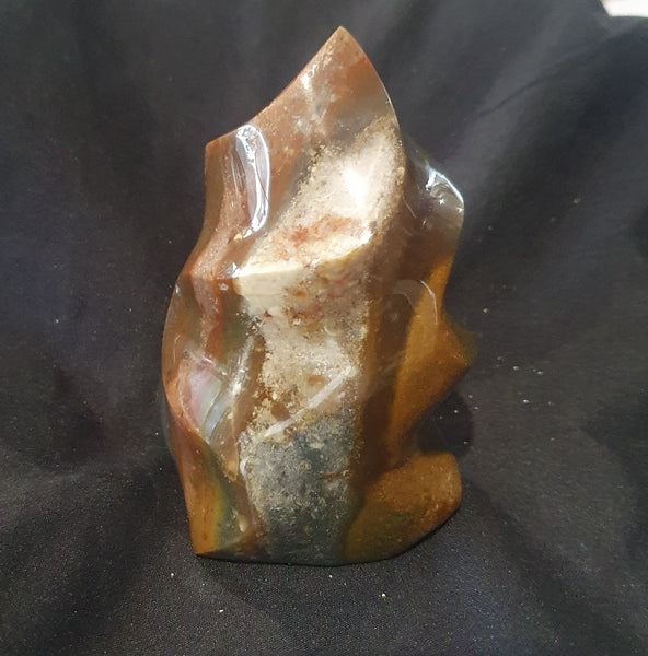 Ocean Jasper Flame - Crystal Carvings