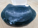 Bowl Moss Agate Cats Head A1- Crystal Carvings