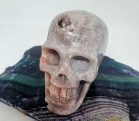 Pink Amethyst Skull - Crystal Carvings