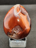 Carnelian Druzy Egg- Crystal Carvings
