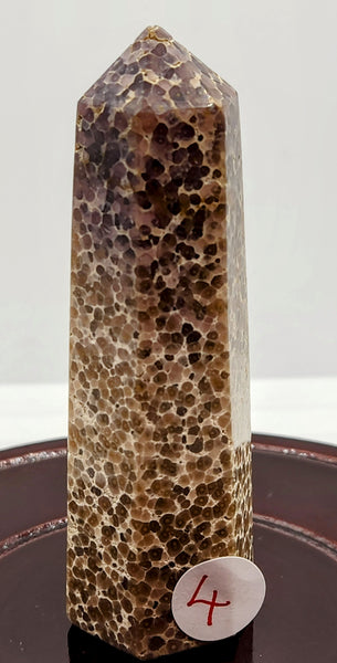 Grape Agate tower Indonesian no 4 - Crystal Carvings